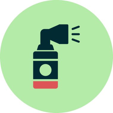 Hava Boynuzu simgesi vektörü. İnce çizgi işareti. izole edilmiş sınır sembolü çizimi