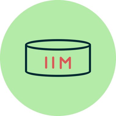 Son kullanma tarihi yemek, web simgesi basit illüstrasyon