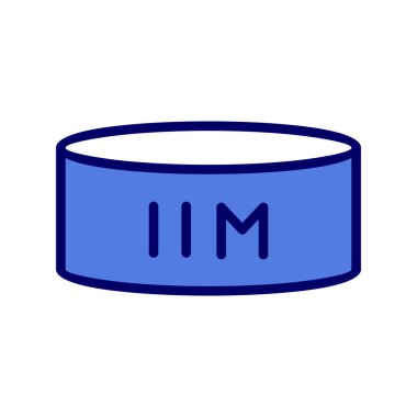 Son kullanma tarihi yemek, web simgesi basit illüstrasyon