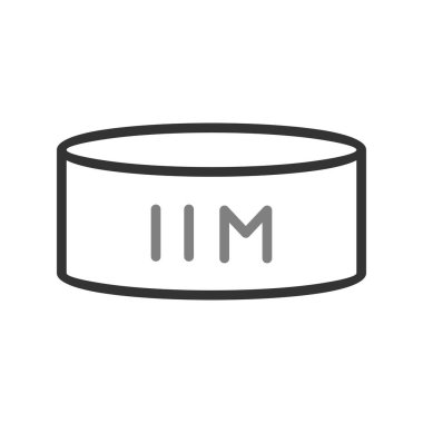 Son kullanma tarihi yemek, web simgesi basit illüstrasyon