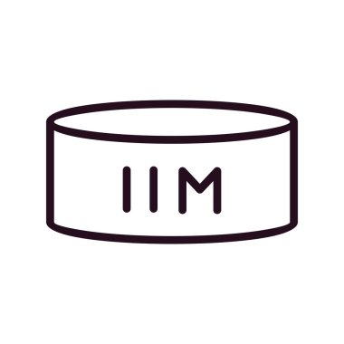 Son kullanma tarihi yemek, web simgesi basit illüstrasyon