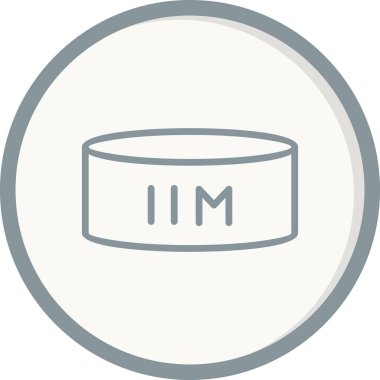 Son kullanma tarihi yemek, web simgesi basit illüstrasyon