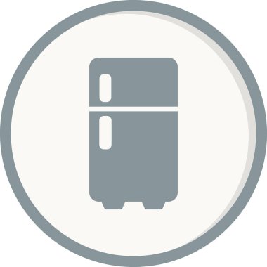 buzdolabı vektör simgesi çizelgesi çizimi