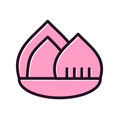 Al Shaheed Parkı, basit bir şekilde eşsiz vektör resimleme simgesi