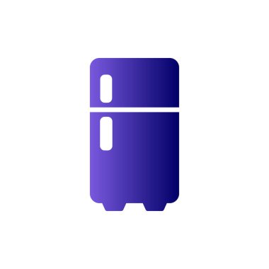 buzdolabı vektör simgesi çizelgesi çizimi