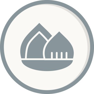 Al Shaheed Parkı, basit bir şekilde eşsiz vektör resimleme simgesi