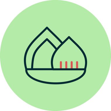 Al Shaheed Parkı, basit bir şekilde eşsiz vektör resimleme simgesi