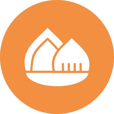 Al Shaheed Parkı, basit bir şekilde eşsiz vektör resimleme simgesi