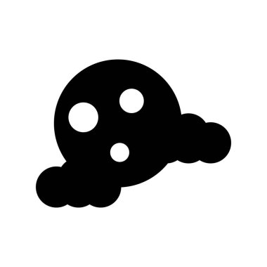 Ay. Web simgesi basit illüstrasyon 