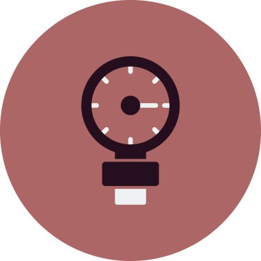 Ölçü simgesinin vektör illüstrasyonu