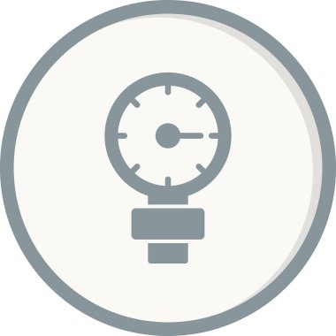 Gauge modern simgesinin vektör illüstrasyonu