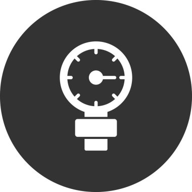 Gauge modern simgesinin vektör illüstrasyonu