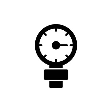 Ölçek simgesi vektör illüstrasyonu