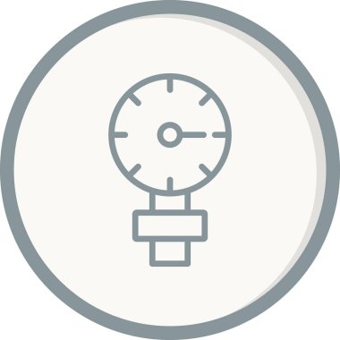 Ölçek simgesi vektör illüstrasyonu