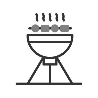 piknik ızgarası barbekü ikonu vektör illüstrasyonuName