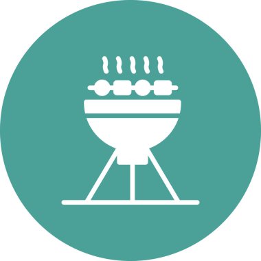 piknik ızgarası barbekü ikonu vektör illüstrasyonuName