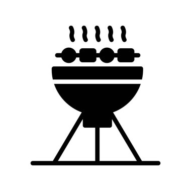piknik ızgarası barbekü ikonu vektör illüstrasyonuName