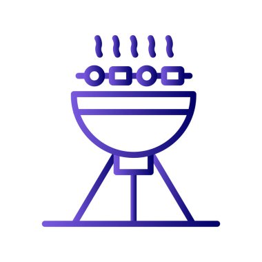 piknik ızgarası barbekü ikonu vektör illüstrasyonuName