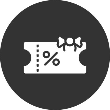 Hediye çeki vektör renk simgesi