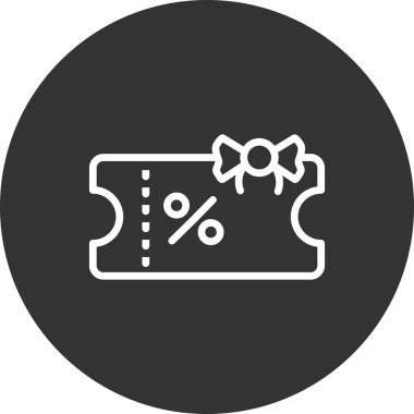 Hediye çeki vektör renk simgesi