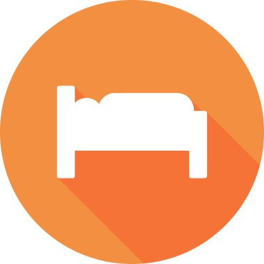 yatak ağı ikonu vektör illüstrasyonu