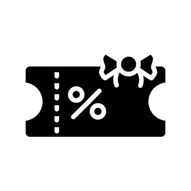 Hediye çeki vektör renk simgesi