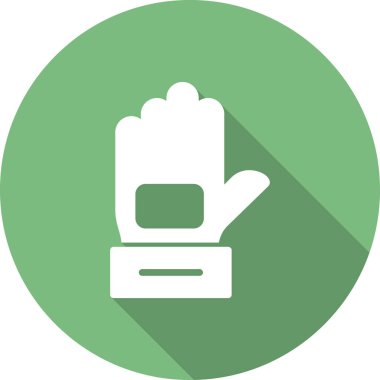 Vektör illüstrasyonu, simge ögesi arkaplanı. Eldiven 