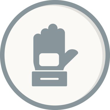 Vektör illüstrasyonu, simge ögesi arkaplanı. Eldiven 