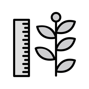 para büyüme kavramı basit simge, vektör illüstrasyonu