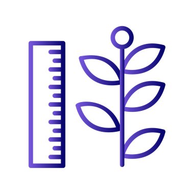 para büyüme kavramı basit simge, vektör illüstrasyonu