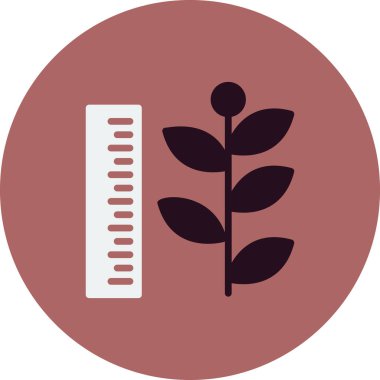 para büyüme kavramı basit simge, vektör illüstrasyonu