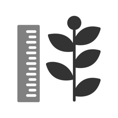 para büyüme kavramı basit simge, vektör illüstrasyonu