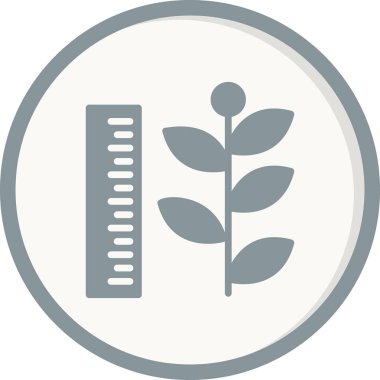 para büyüme kavramı basit simge, vektör illüstrasyonu