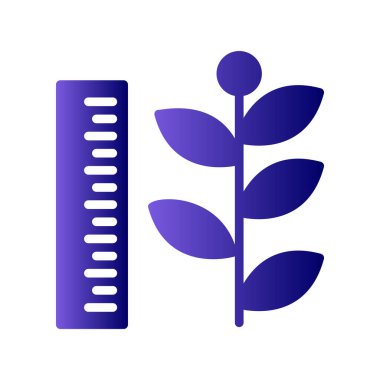 para büyüme kavramı basit simge, vektör illüstrasyonu