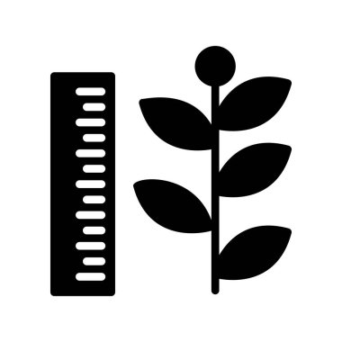 para büyüme kavramı basit simge, vektör illüstrasyonu