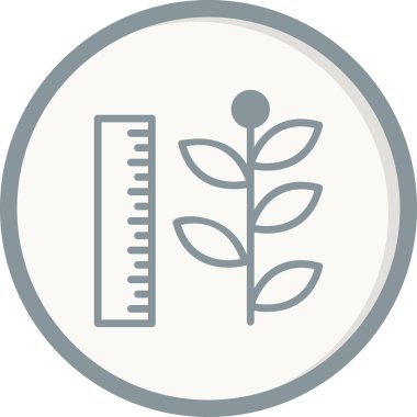 para büyüme kavramı basit simge, vektör illüstrasyonu