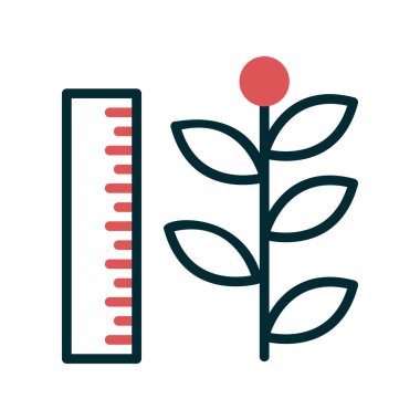 para büyüme kavramı basit simge, vektör illüstrasyonu