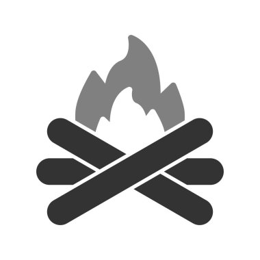 şenlik ateşi simgesi, logo çizimi