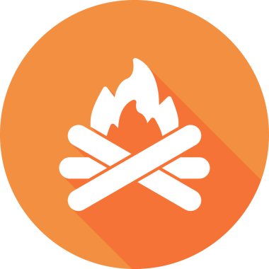 şenlik ateşi simgesi, logo çizimi