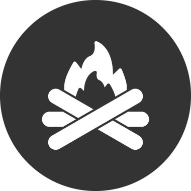 şenlik ateşi simgesi, logo çizimi