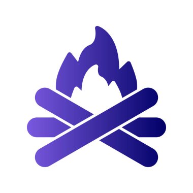 şenlik ateşi simgesi, logo çizimi