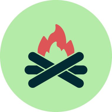 şenlik ateşi simgesi, logo çizimi