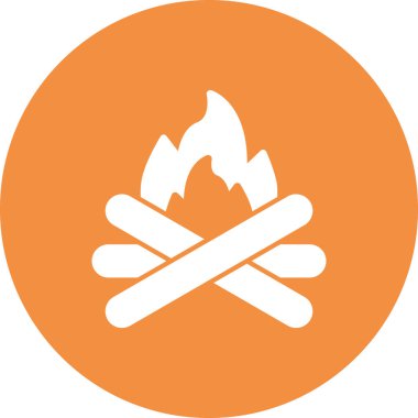 şenlik ateşi simgesi, logo çizimi