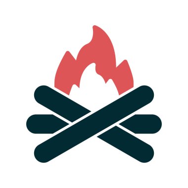 şenlik ateşi simgesi, logo çizimi