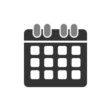 Takvim simgesi, vektör çizimi