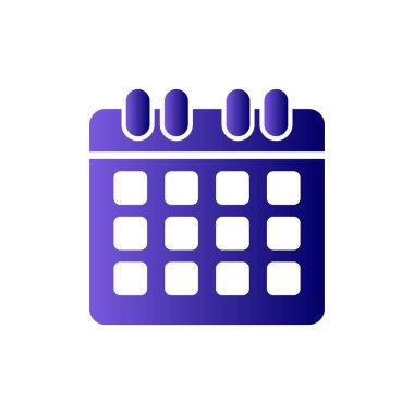 Takvim simgesi, vektör çizimi