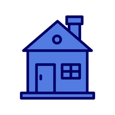 Ev simgesi, modern vektör illüstrasyon tasarımı