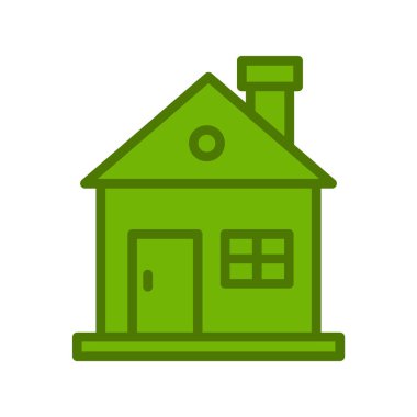 Ev simgesi, modern vektör illüstrasyon tasarımı