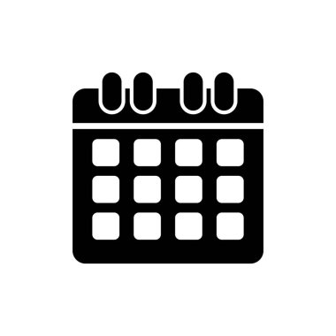 Takvim simgesi, vektör çizimi