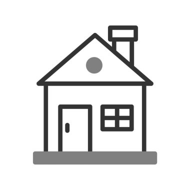 Ev simgesi, modern vektör illüstrasyon tasarımı